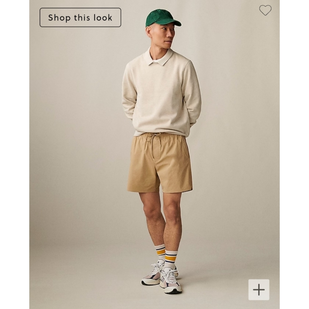NWT J. Crew Piqué Fleece Collared Sweatshirt Polo